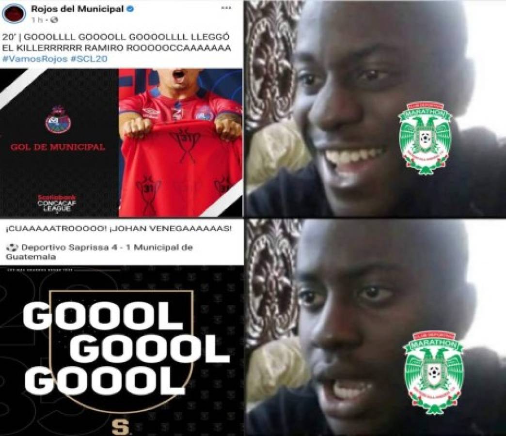 Olimpia golea en la Liga Concacaf y los memes vuelan la red: Motagua y Marathón las víctimas