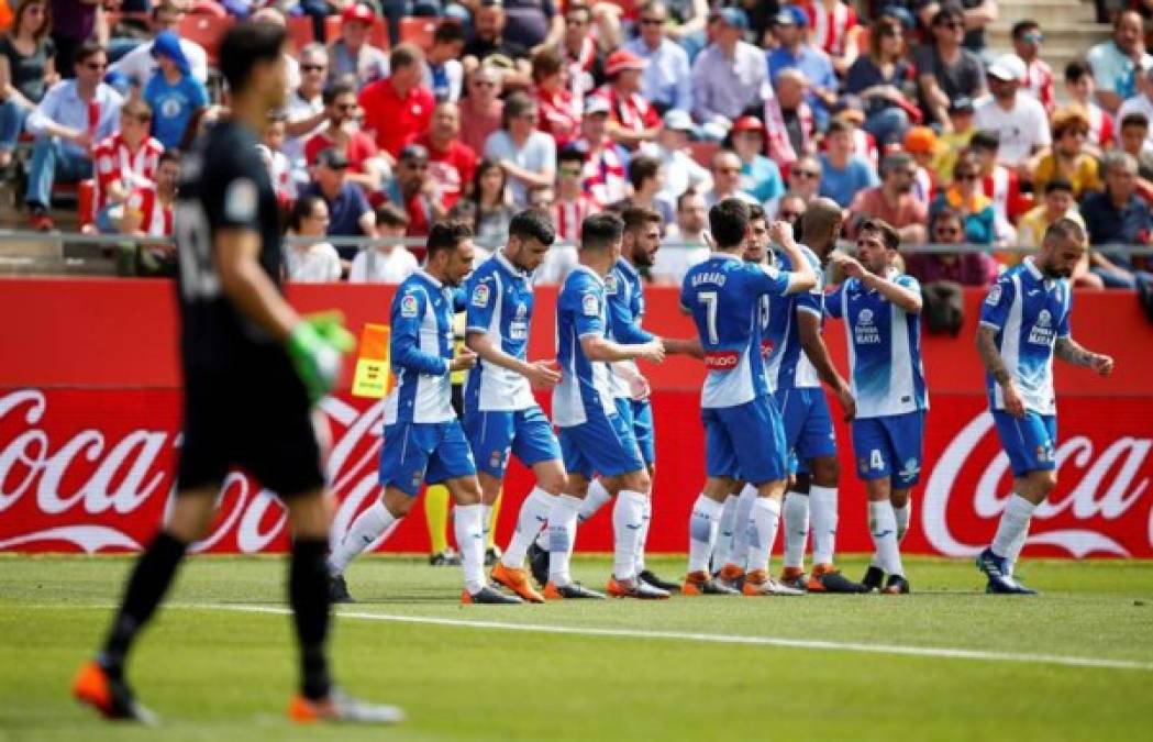 Sin 'Choco' Lozano, el Girona se estrella contra el Espanyol y complica su sueño de Europa League