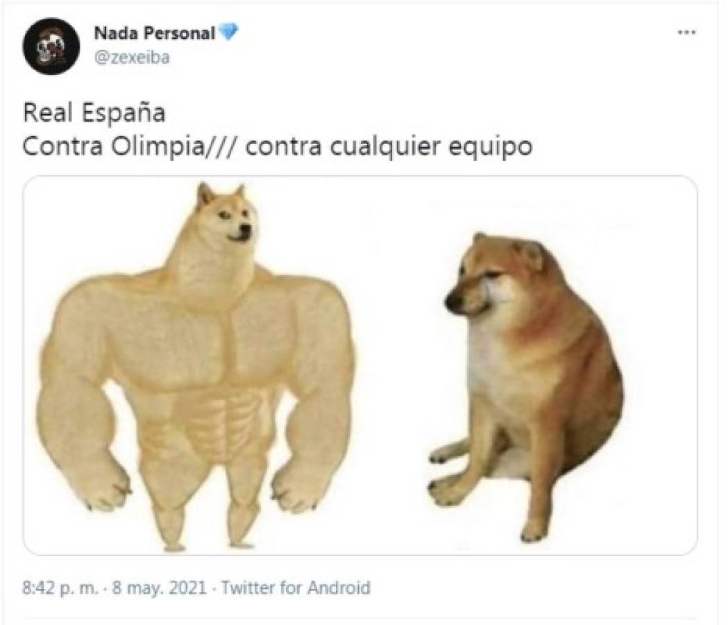 Real España es destrozado con crueles memes tras perder contra Motagua; Olimpia no se queda atrás