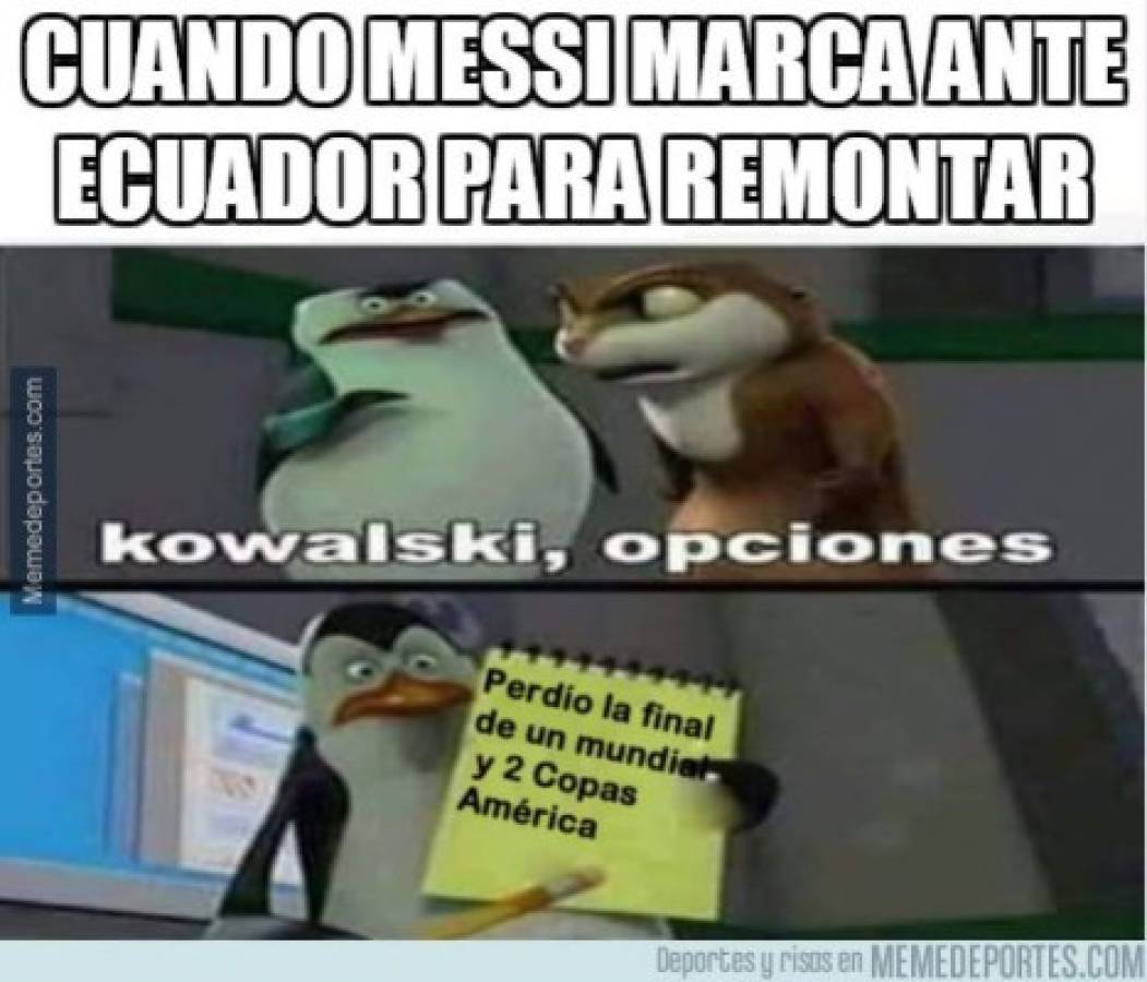 Los tremendos memes de la clasificación de Messi y Argentina al mundial de Rusia