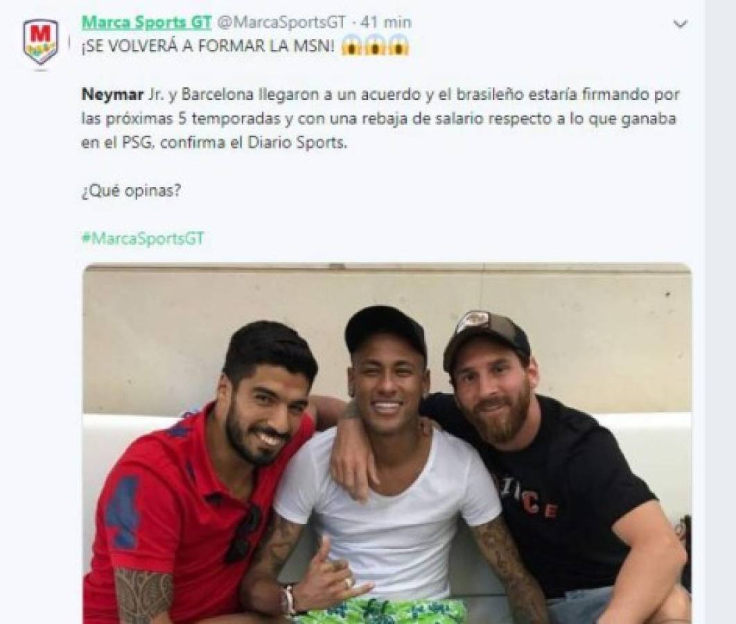 Lo que dice la prensa mundial del fichaje de Neymar de vuelta al Barcelona