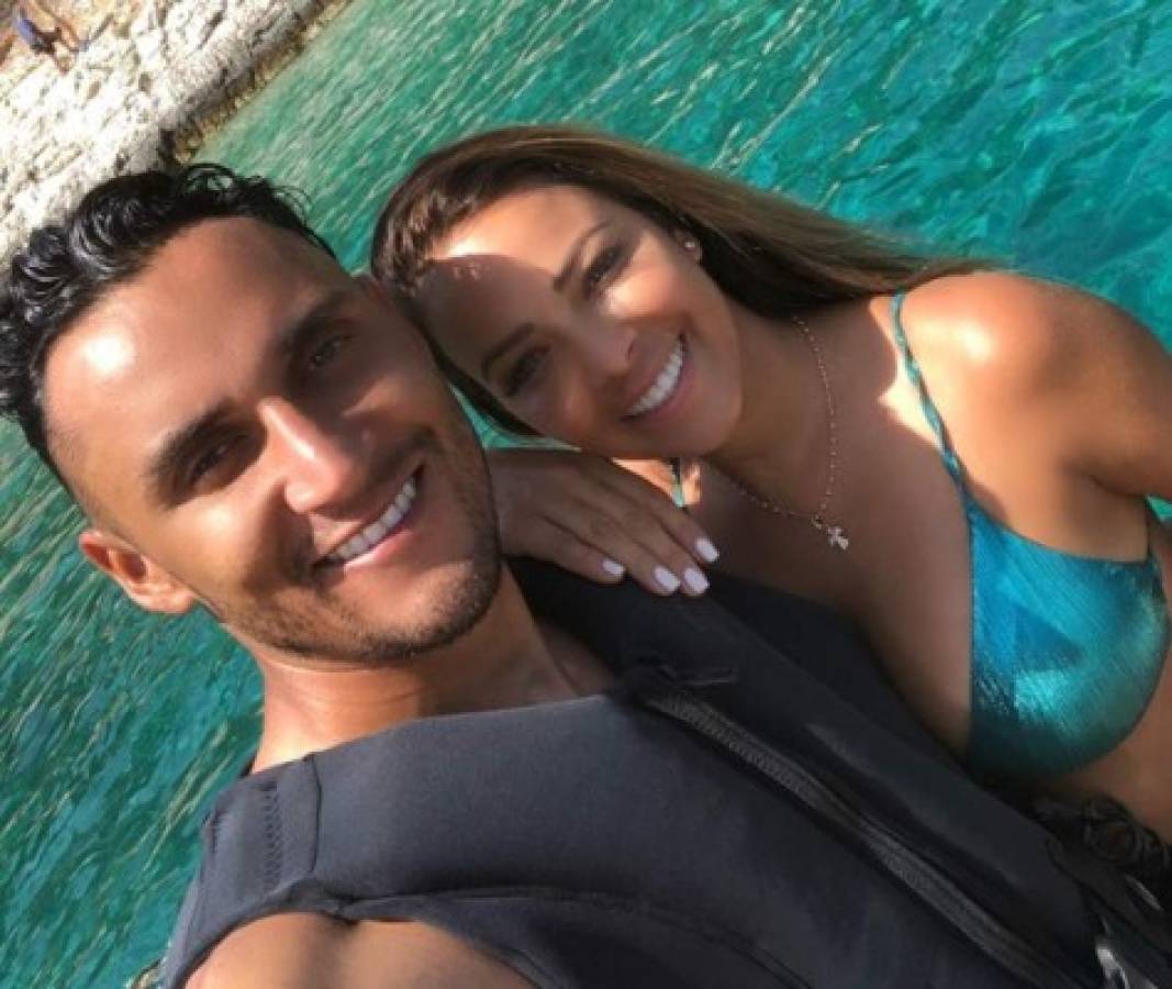 ¡Vaya vacaciones! La espectacular figura de Keylor Navas y Andrea Salas en sus días libres