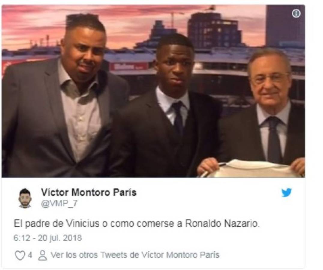 Los crueles memes de la presentación de Vinicius con el Real Madrid