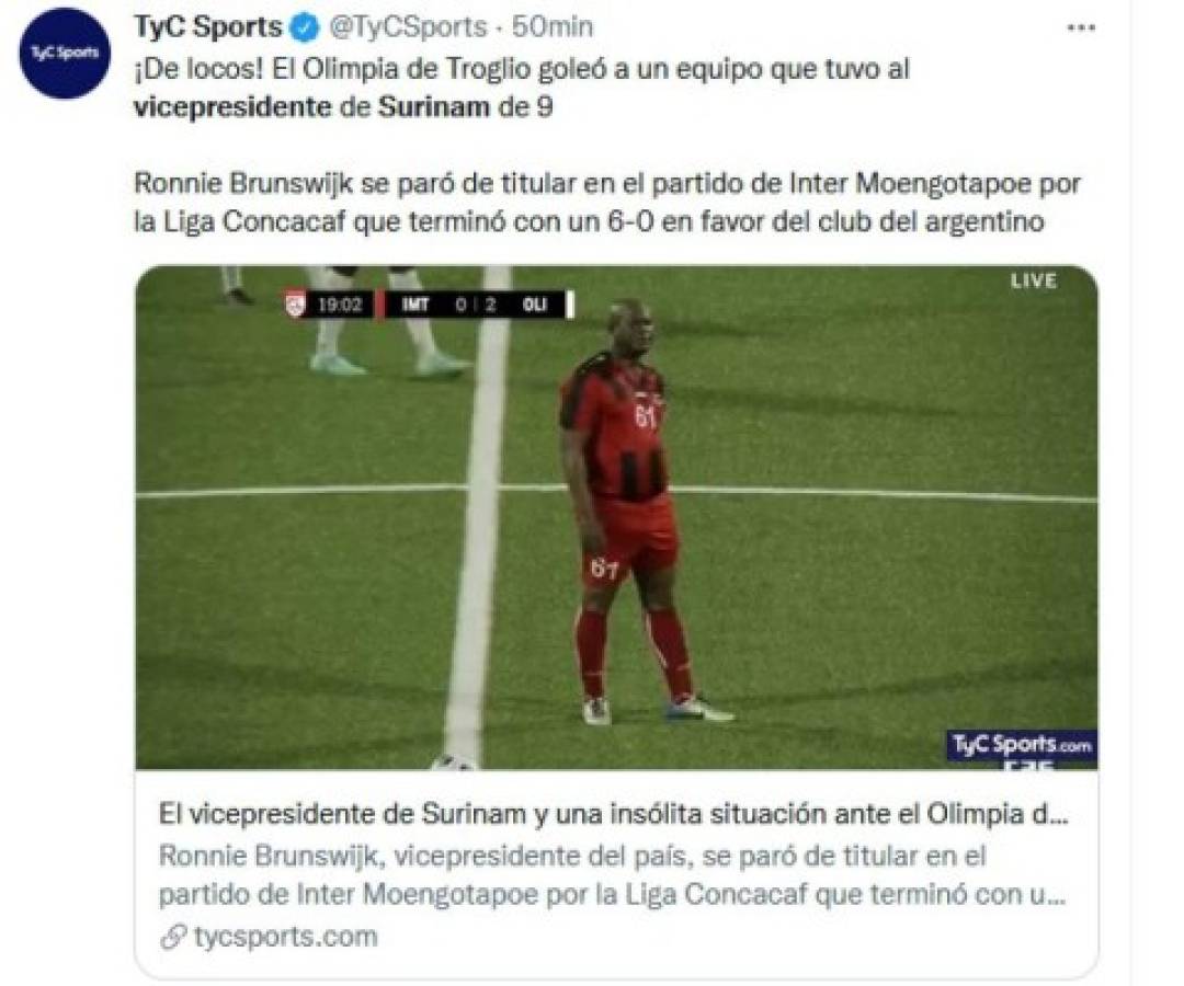 'Terrible, falta de respeto, de locos': Periodistas y medios internacionales cargan contra Concacaf y el vicepresidente de Surinam