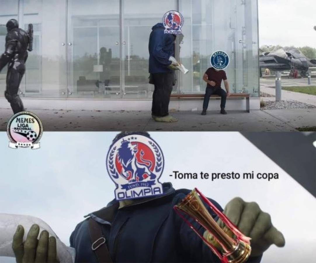 Olimpia tiene de hijo a Motagua y los memes no pueden faltar en contra de los azules