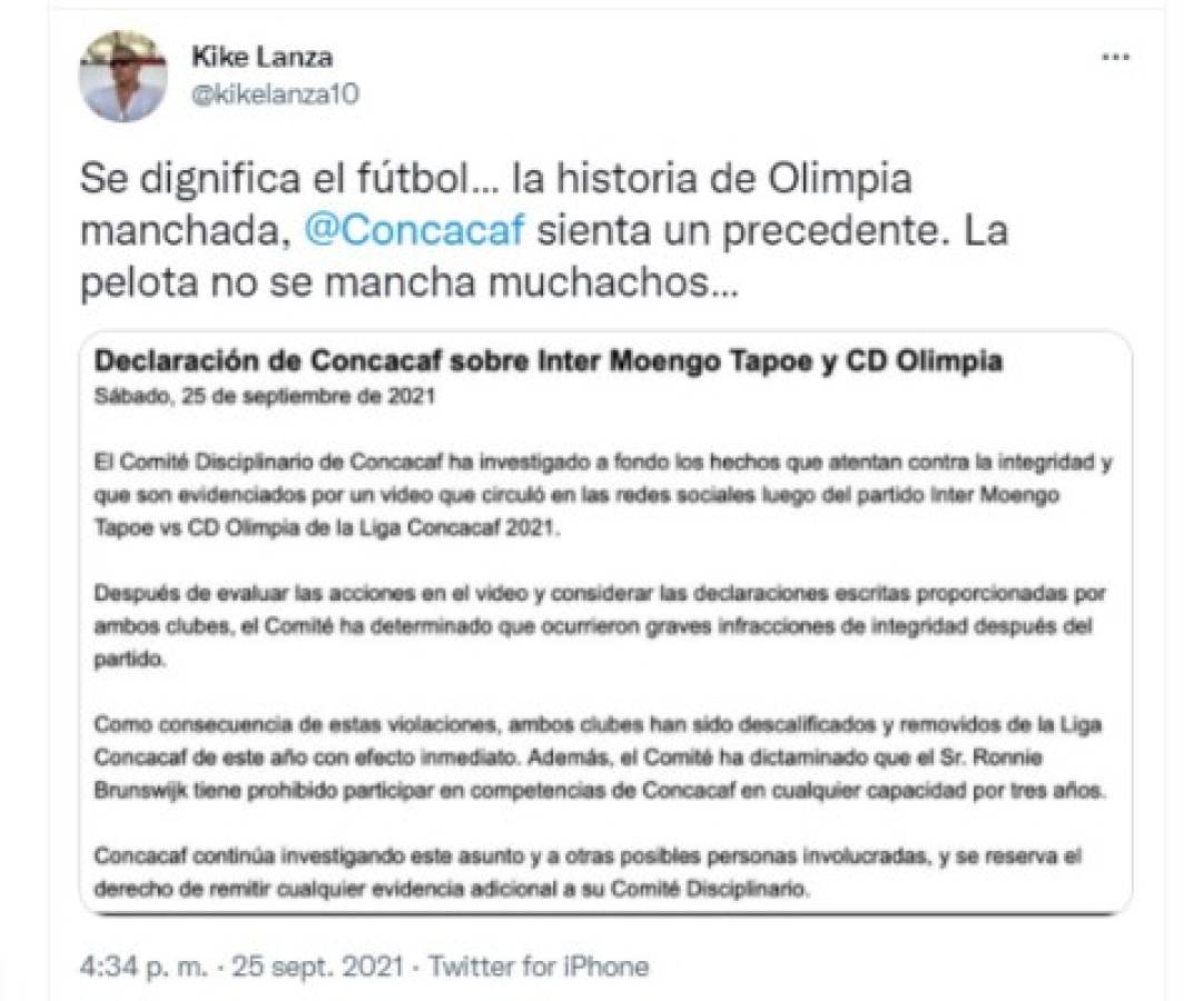 Periodistas y prensa internacional sobre el escándalo de Olimpia en la Concacaf: ''Salió cara la bromita de los 100 dólares''