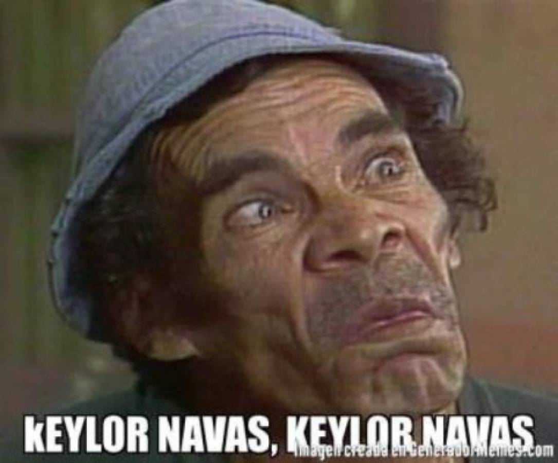 ¡Vaya creatividad! Las redes se llenaron de memes tras actuación de Keylor Navas