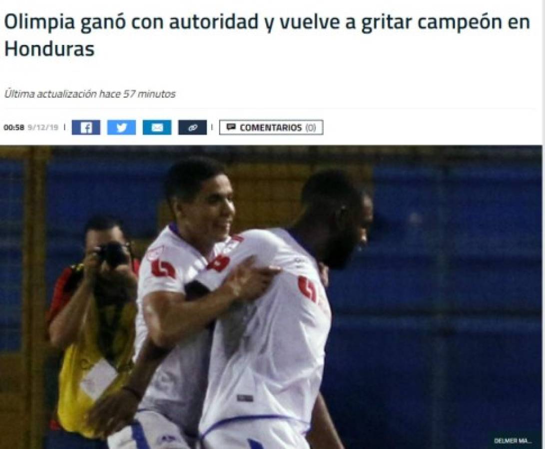 Reconocidos medios internacionales destacan título de Pedro Troglio en Honduras con Olimpia