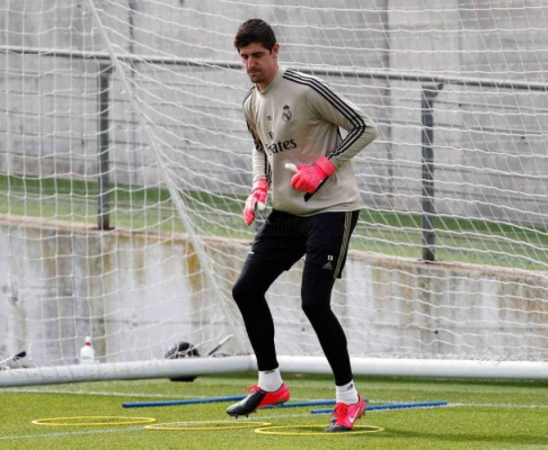 Solo uno con mascarilla: Real Madrid regreso a los entrenamientos con nuevos looks y sin protección