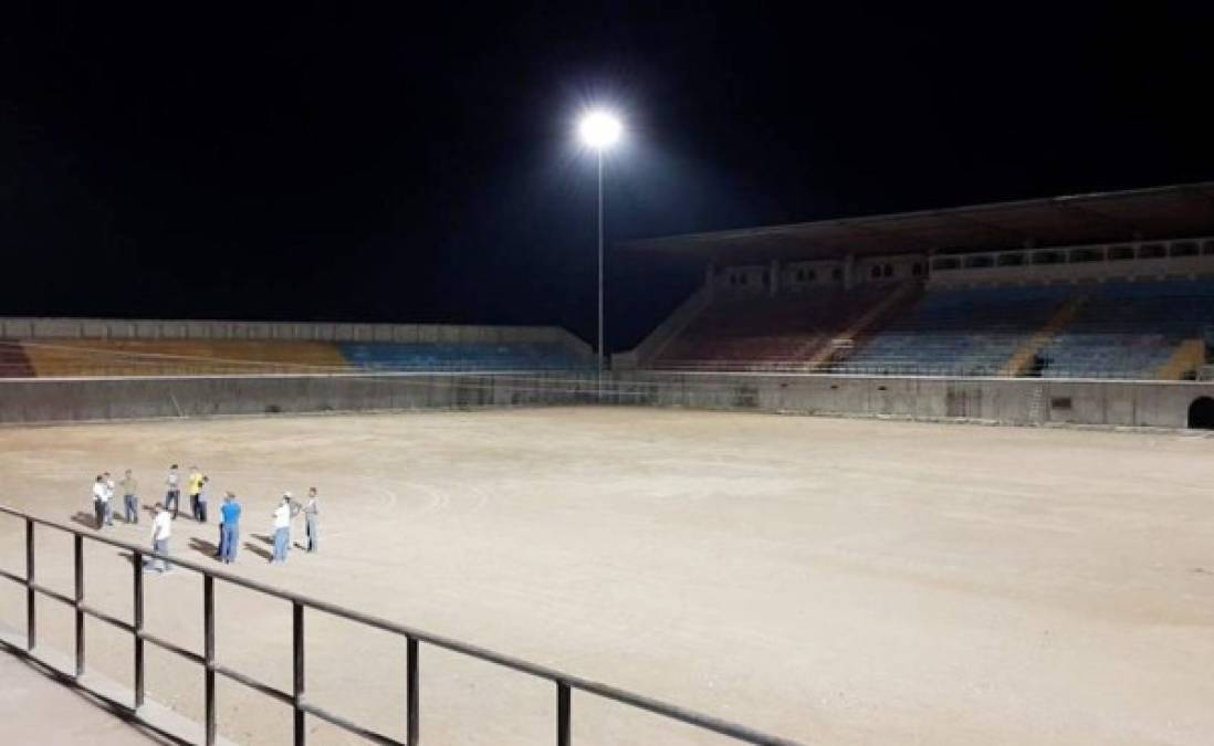 El nuevo estadio de Juticalpa está casi listo
