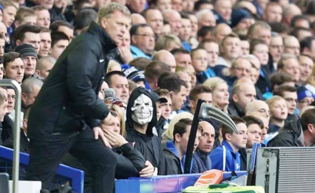 David Moyes fue visitado por la 'muerte' en pleno estadio