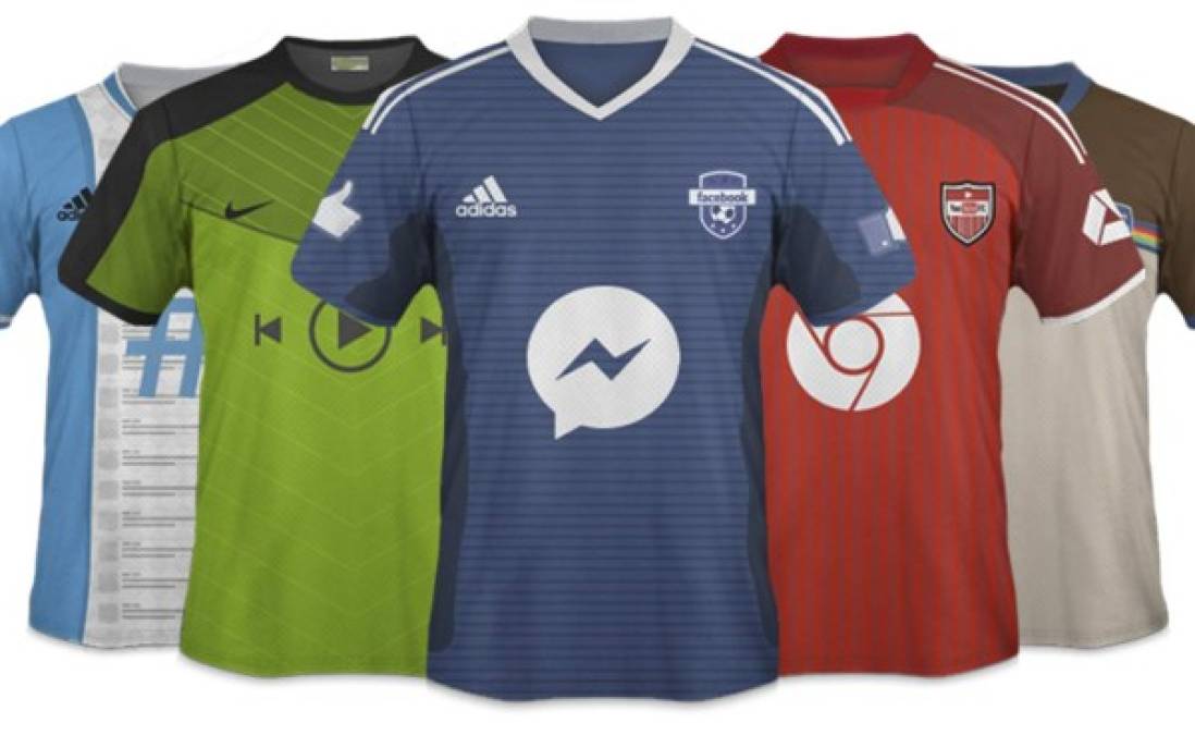 Los uniformes de las redes sociales si fueran equipos de futbol
