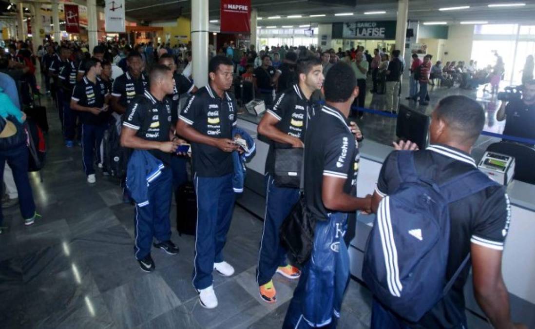 Honduras ya está en Washington para jugar Copa Centroamericana