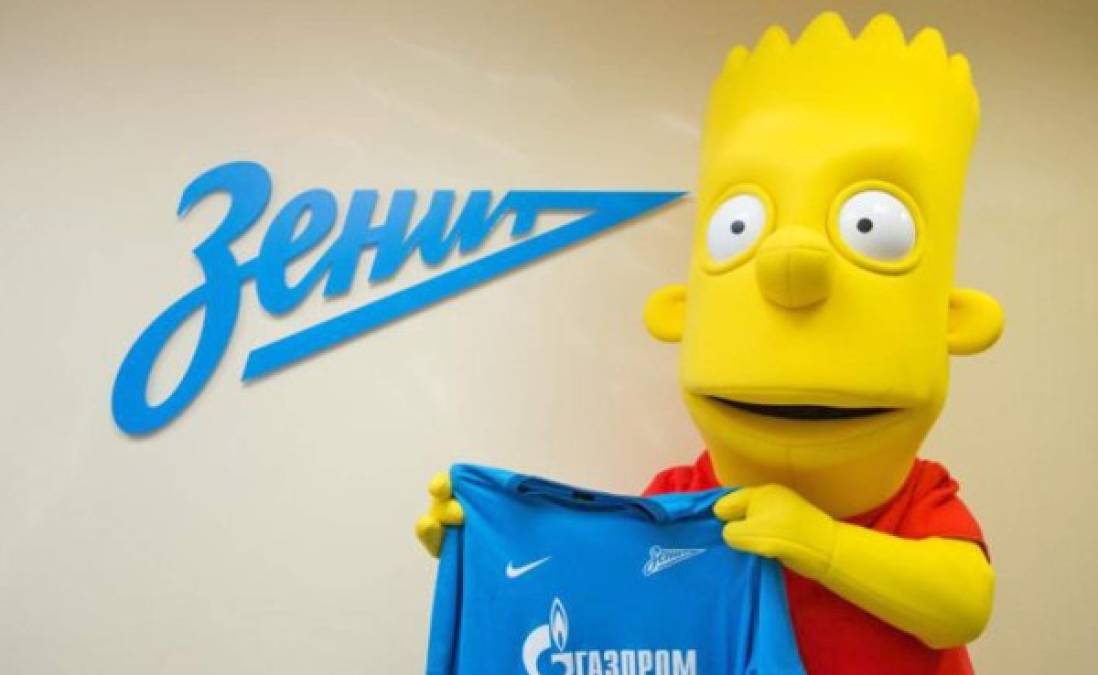 VIDEO: Bart Simpson fichó para el Zenit ruso