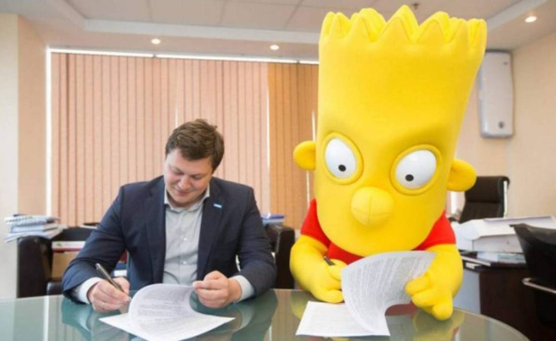 VIDEO: Bart Simpson fichó para el Zenit ruso