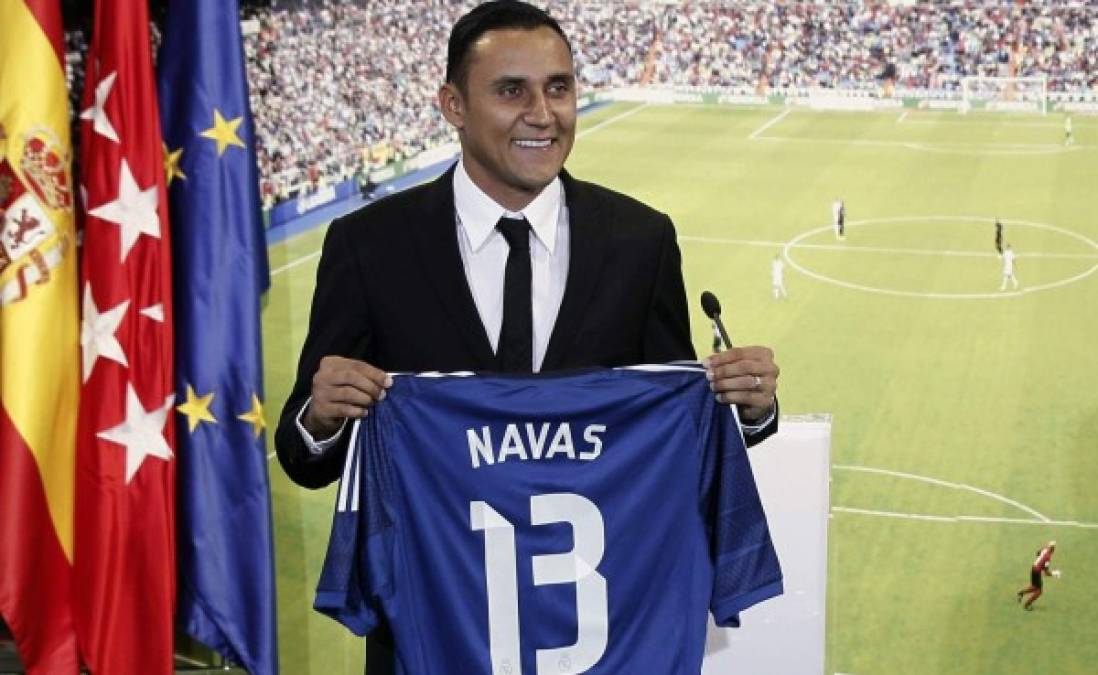 Keylor Navas, presentado en el Real Madrid: 'Pura vida y Hala Madrid'