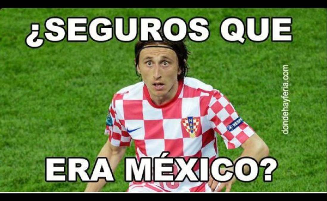 Los memes que deja la eliminación de Croacia a manos de México