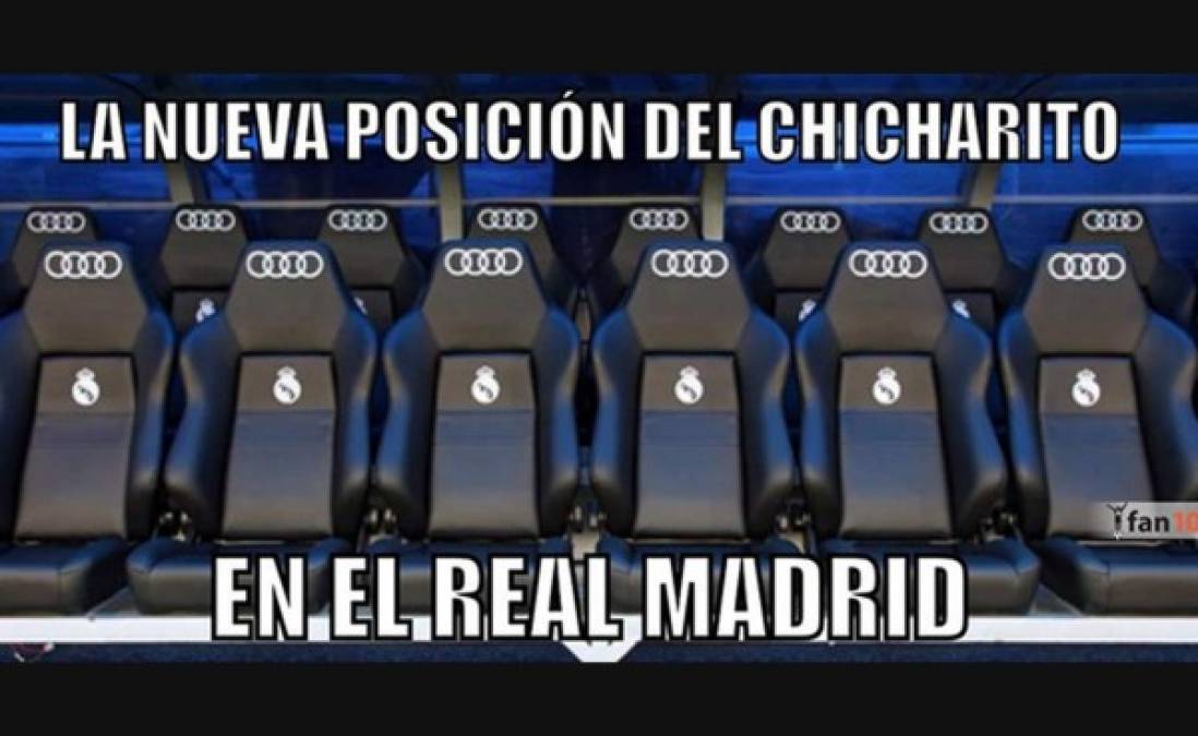 Aficionados se mofan del fichaje de Chicharito por Real Madrid