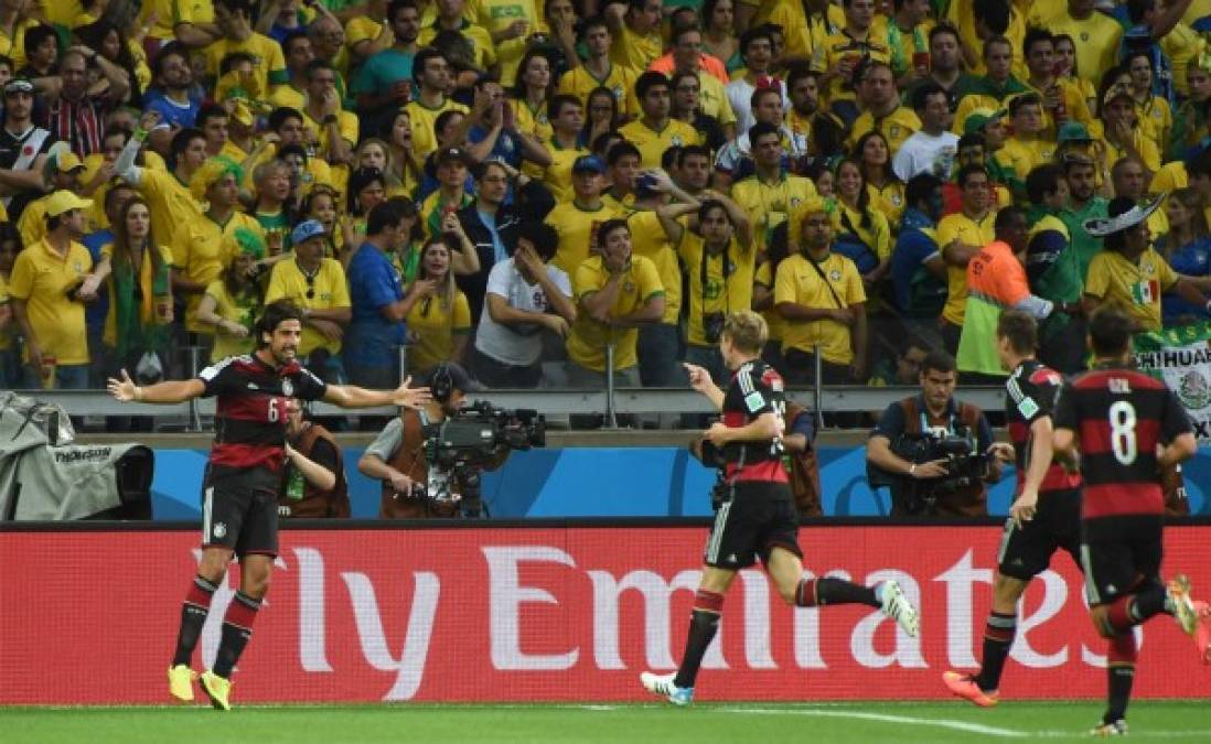 Alemania le receta paliza de Mundial a Brasil