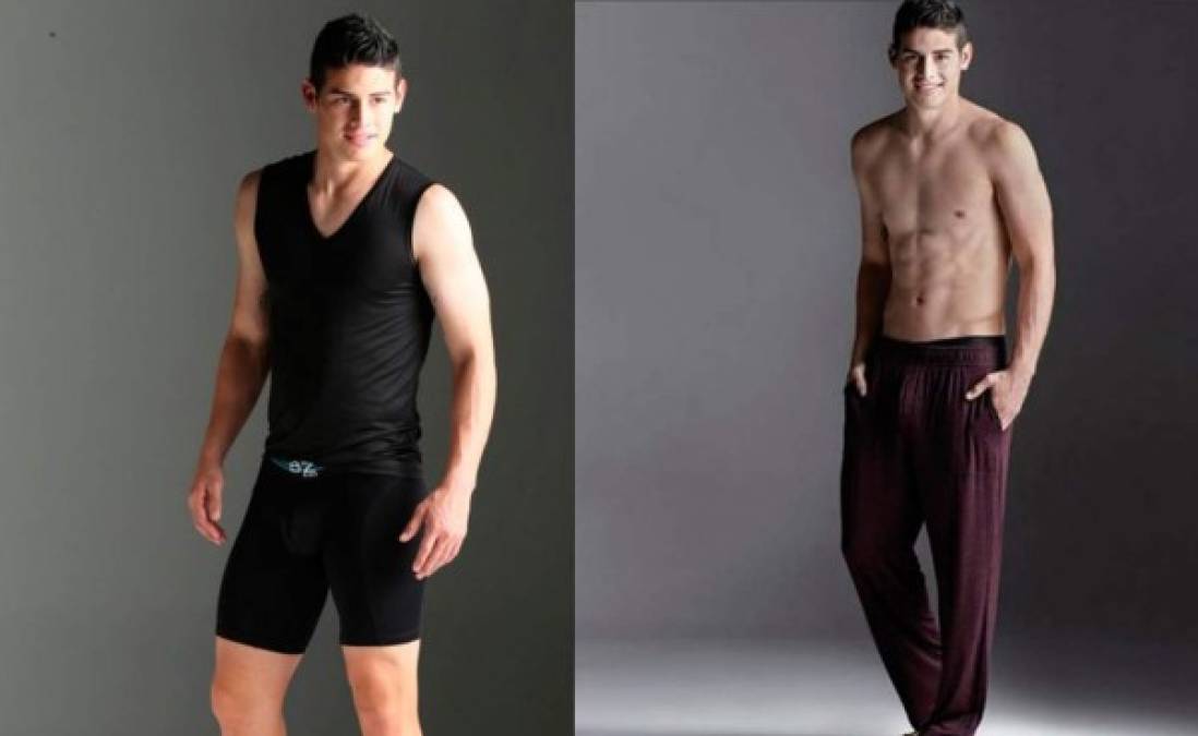 James Rodríguez es modelo de ropa interior en Colombia