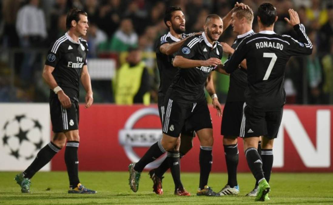 Real Madrid venció con sufrimiento al Ludogorets