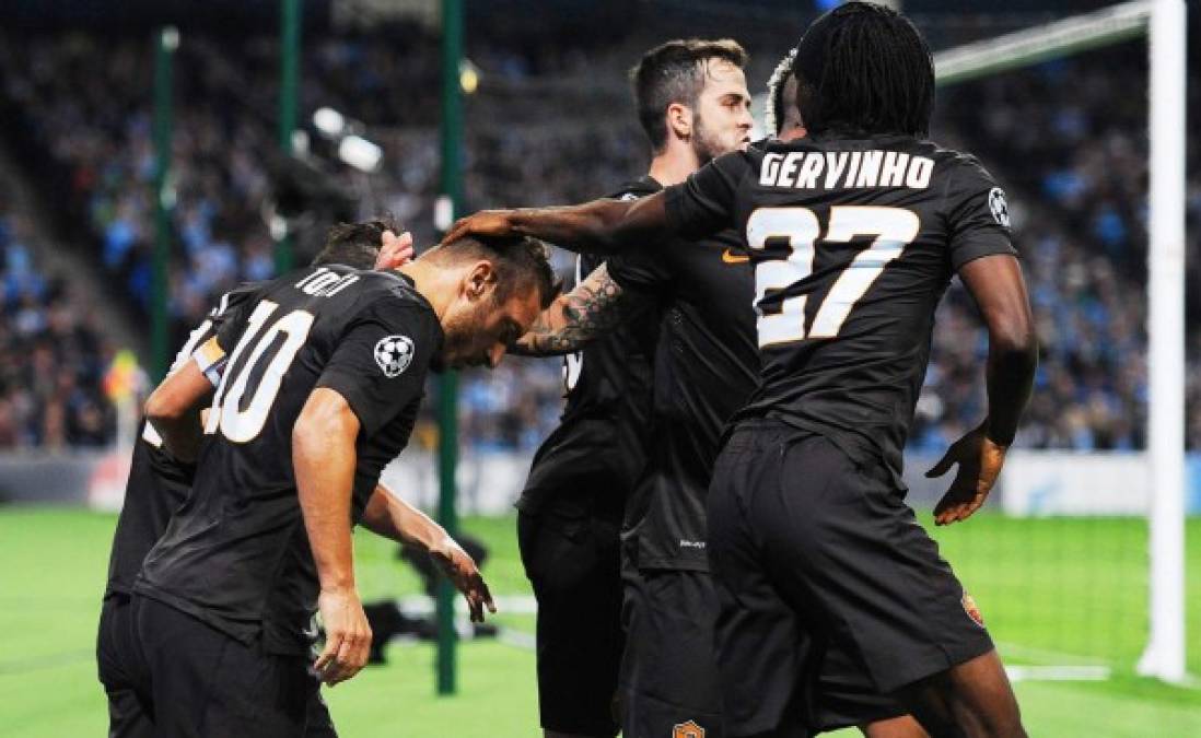 Manchester City empata con la Roma y complica su clasificación