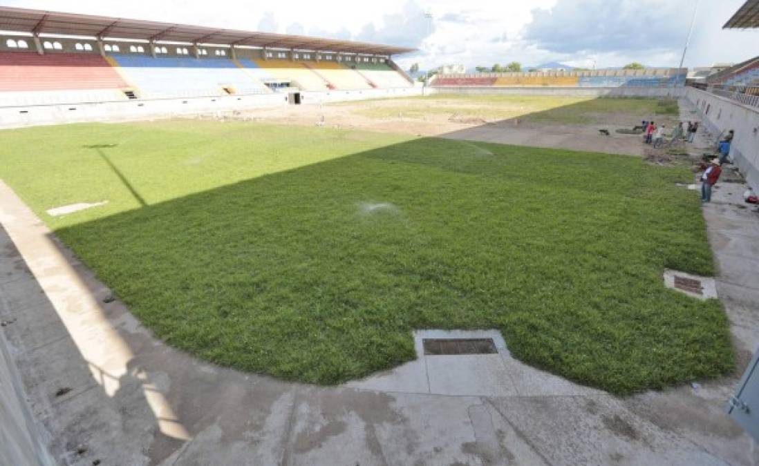 El hermoso estadio de Juticalpa estará listo para diciembre