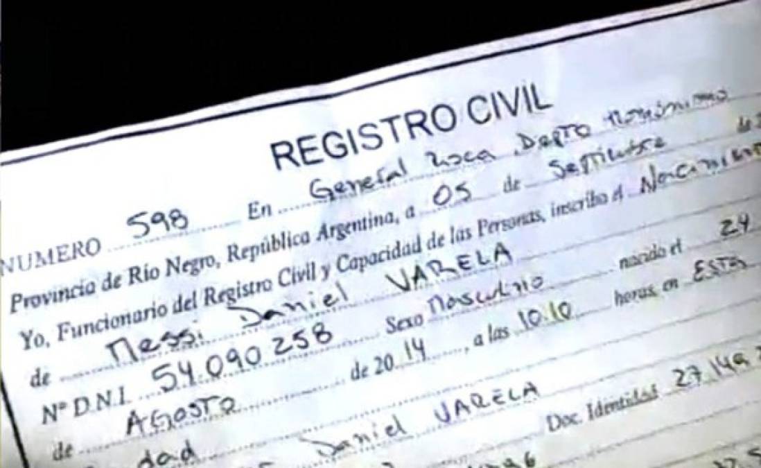Matrimonio argentino desafía la ley y llama Messi a su bebé﻿