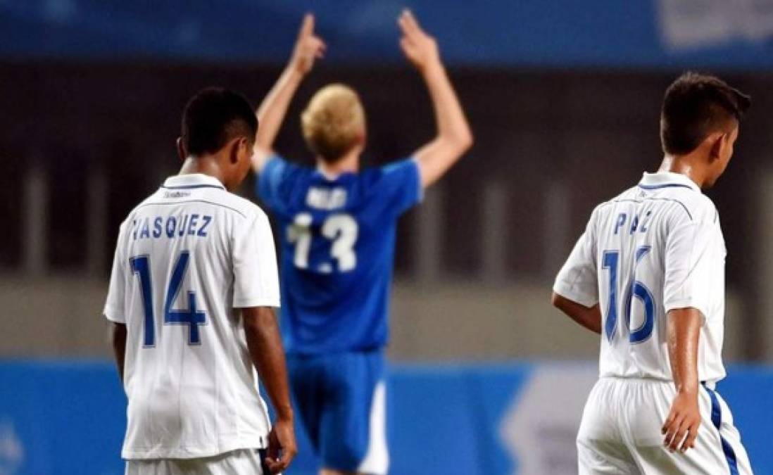 Sub-15 de Honduras es goleada por Islandia en China