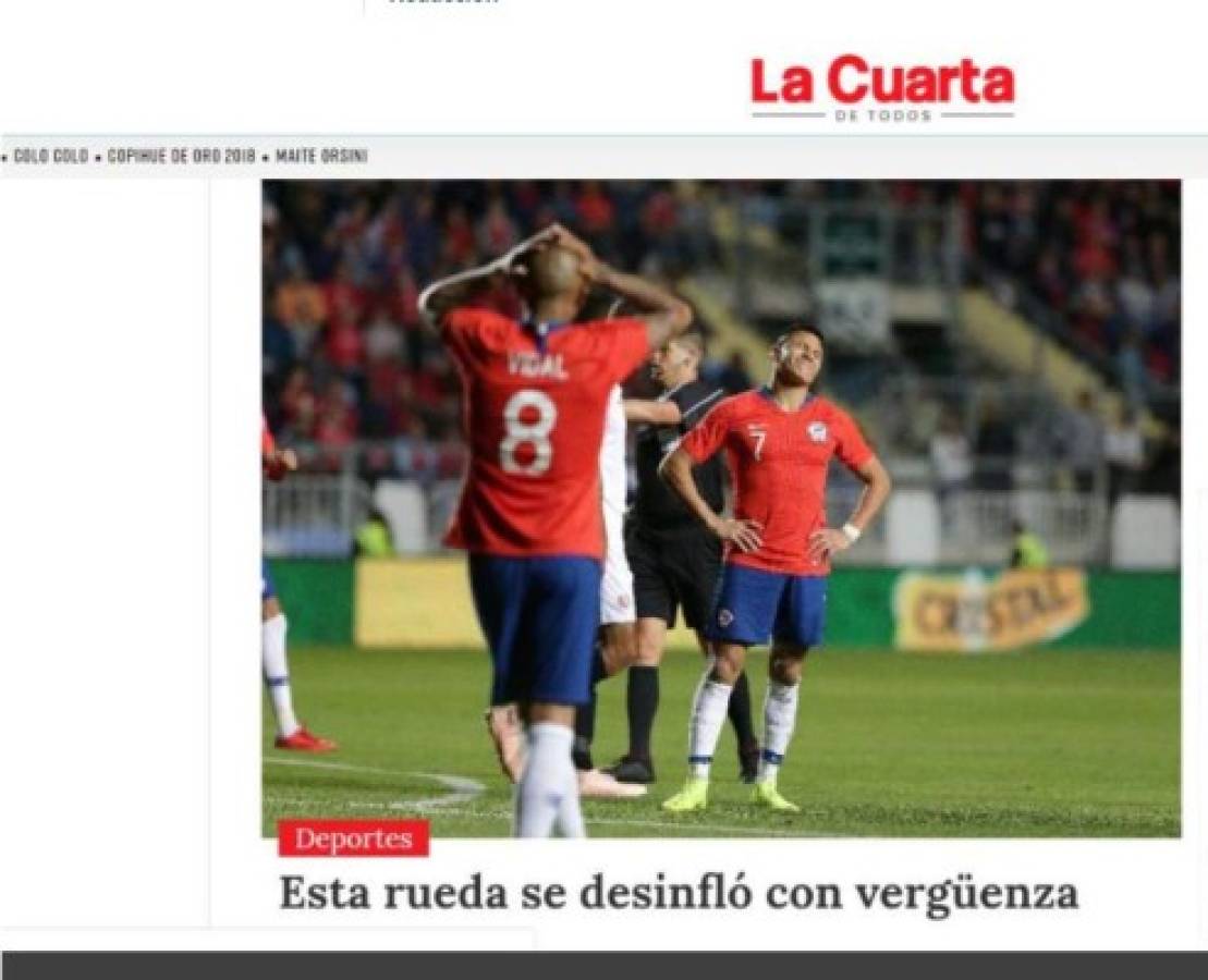 ¡FURIA! Prensa chilena pide la cabeza de Rueda y hablan de 'vergüenza'