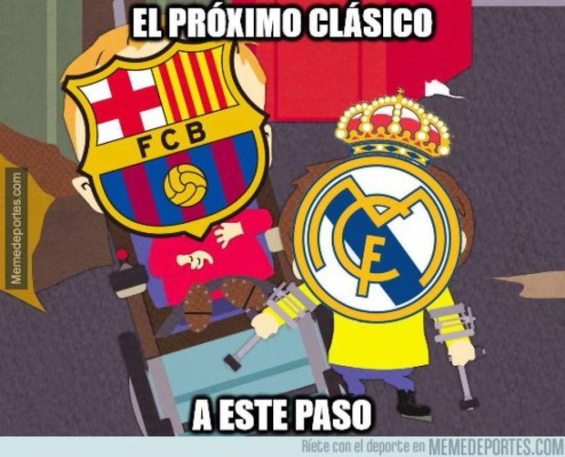 Barcelona y Real Madrid, víctimas favoritas de los memes más divertidos de la semama   