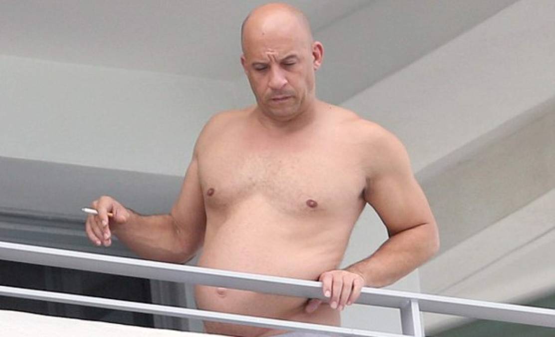 ''Fat and Furious'', Vin Diesel se descuida y sorprende con su nuevo cambio físico
