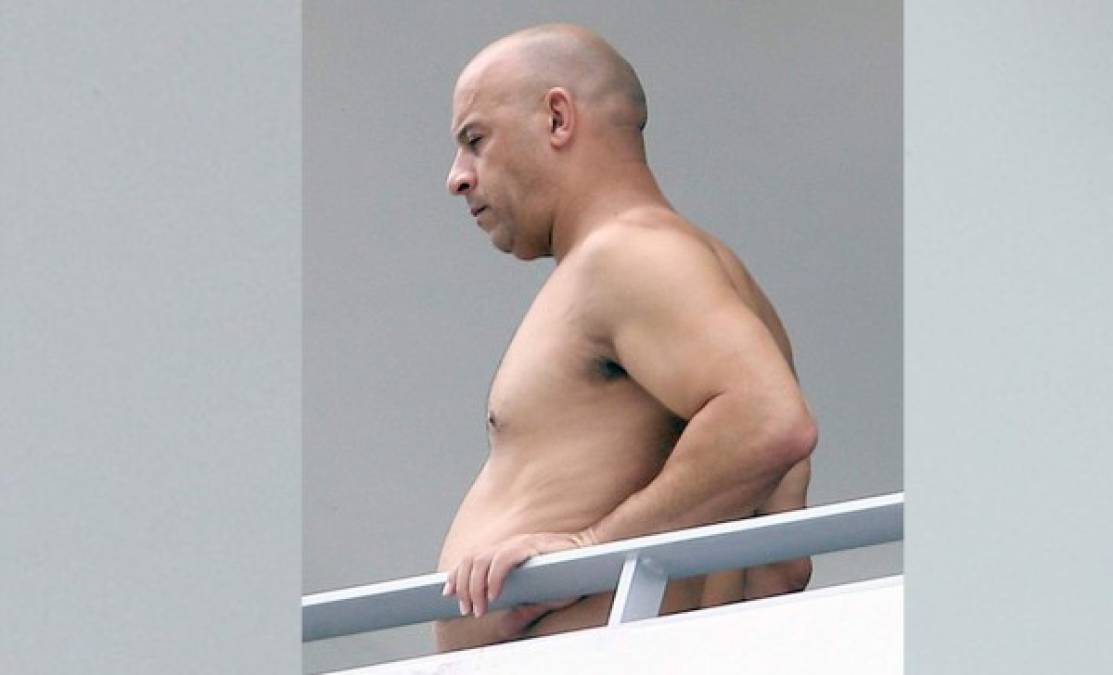 ''Fat and Furious'', Vin Diesel se descuida y sorprende con su nuevo cambio físico