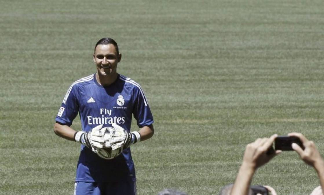 Keylor Navas, presentado en el Real Madrid: 'Pura vida y Hala Madrid'