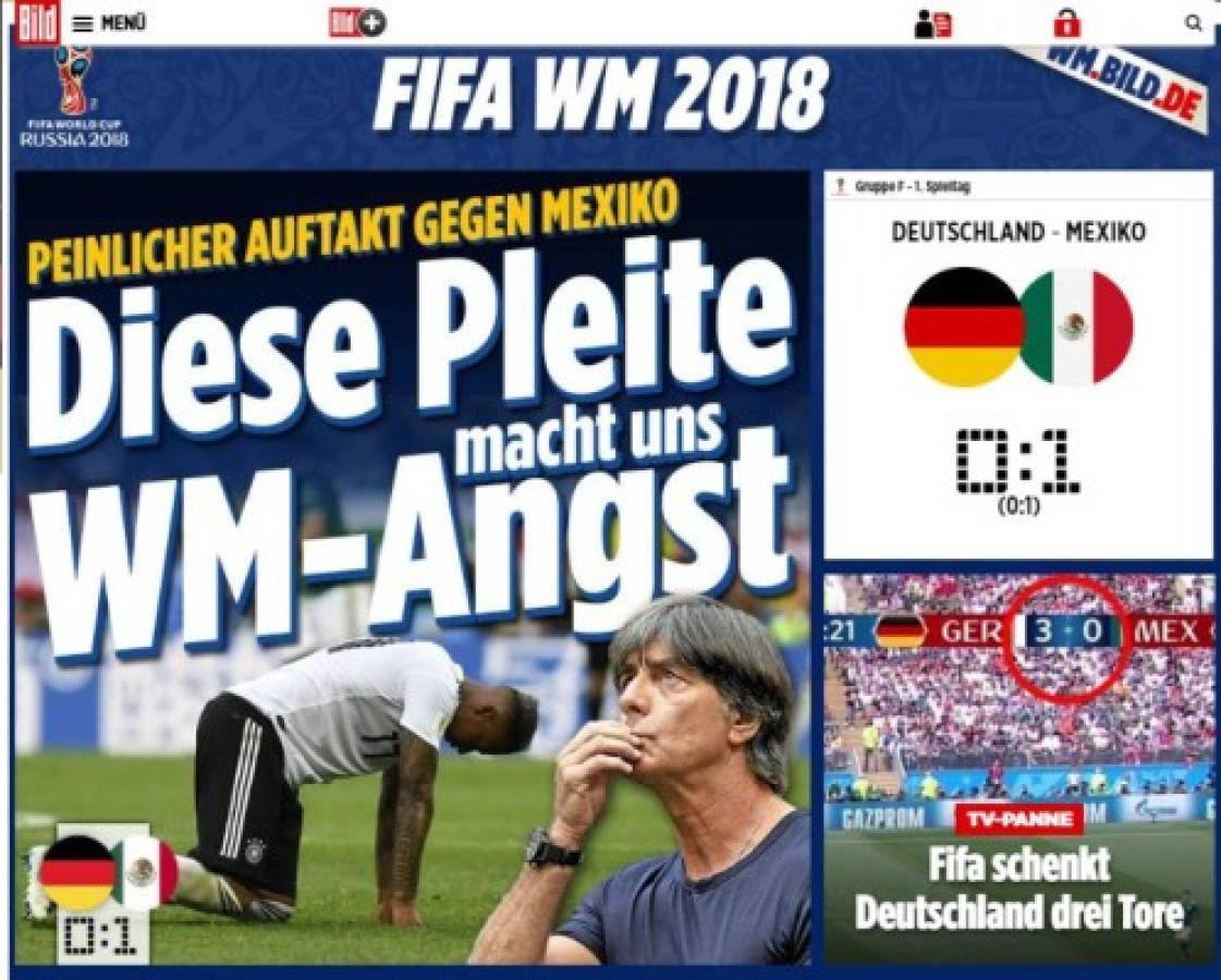 Locura mundial: Lo que dice la prensa por batacazo de México a Alemania en Rusia