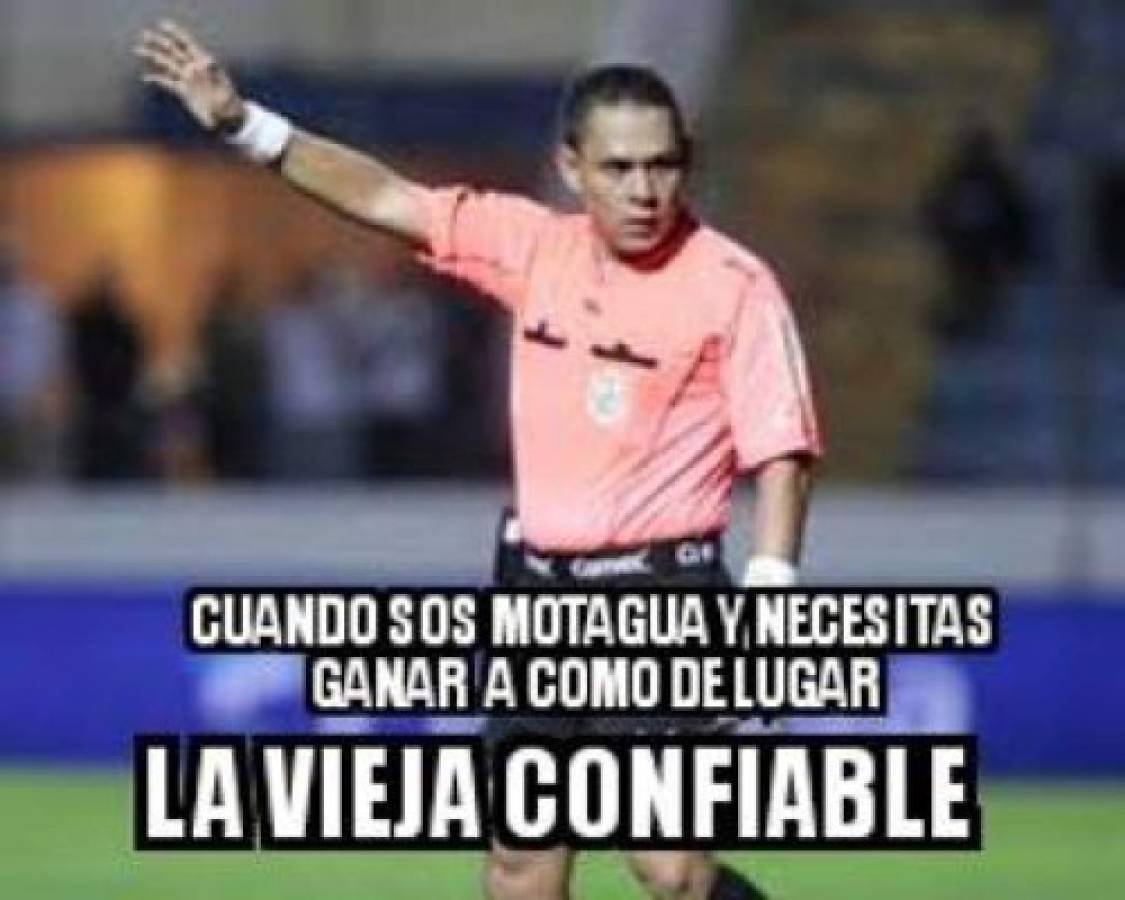 ¡Los memes crucifican a Motagua por el penal pitado ante Marathón!