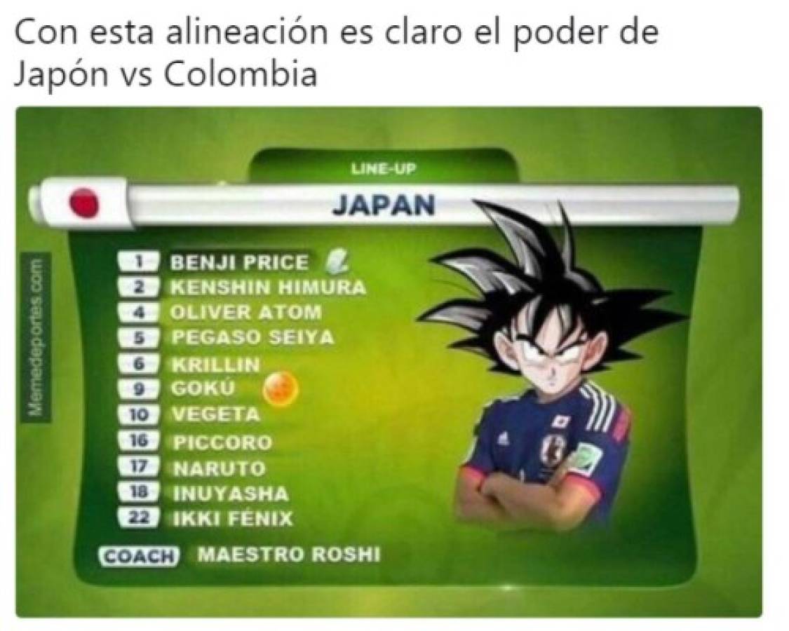 Revientan las redes con memes tras la derrota de Colombia ante Japón en Rusia 2018