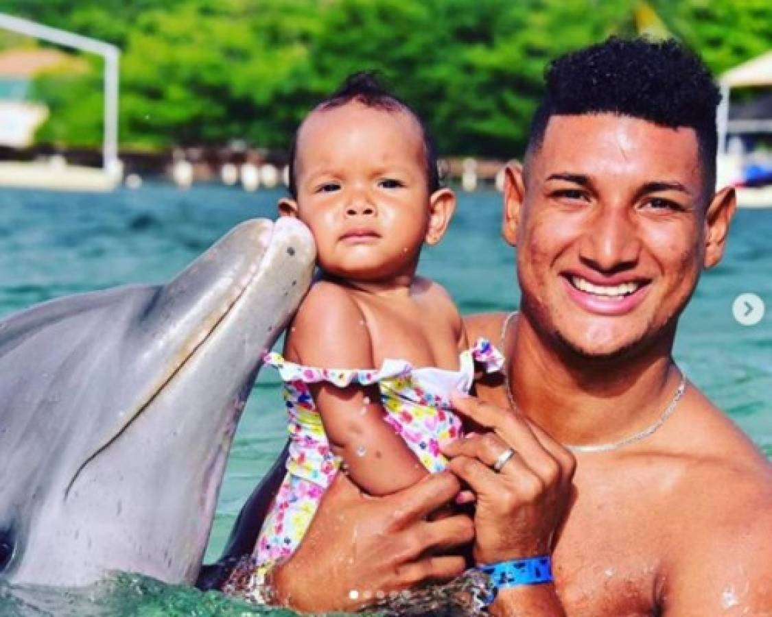 Futbolistas hondureños y sus 'tiernas' imágenes en su faceta de padres
