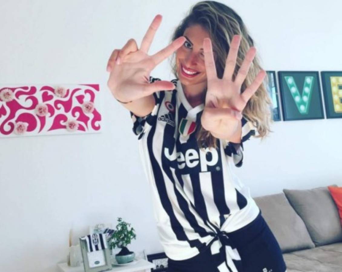 Valentina Allegri, sonrojó a los aficionados en las redes sociales