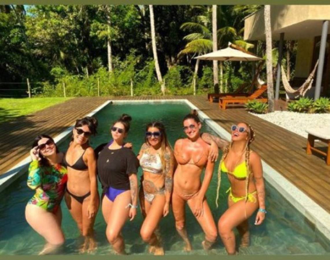 Las explosivas vacaciones de Rafaella, la hermana de Neymar, en un resort de lujo en las playas de Brasil