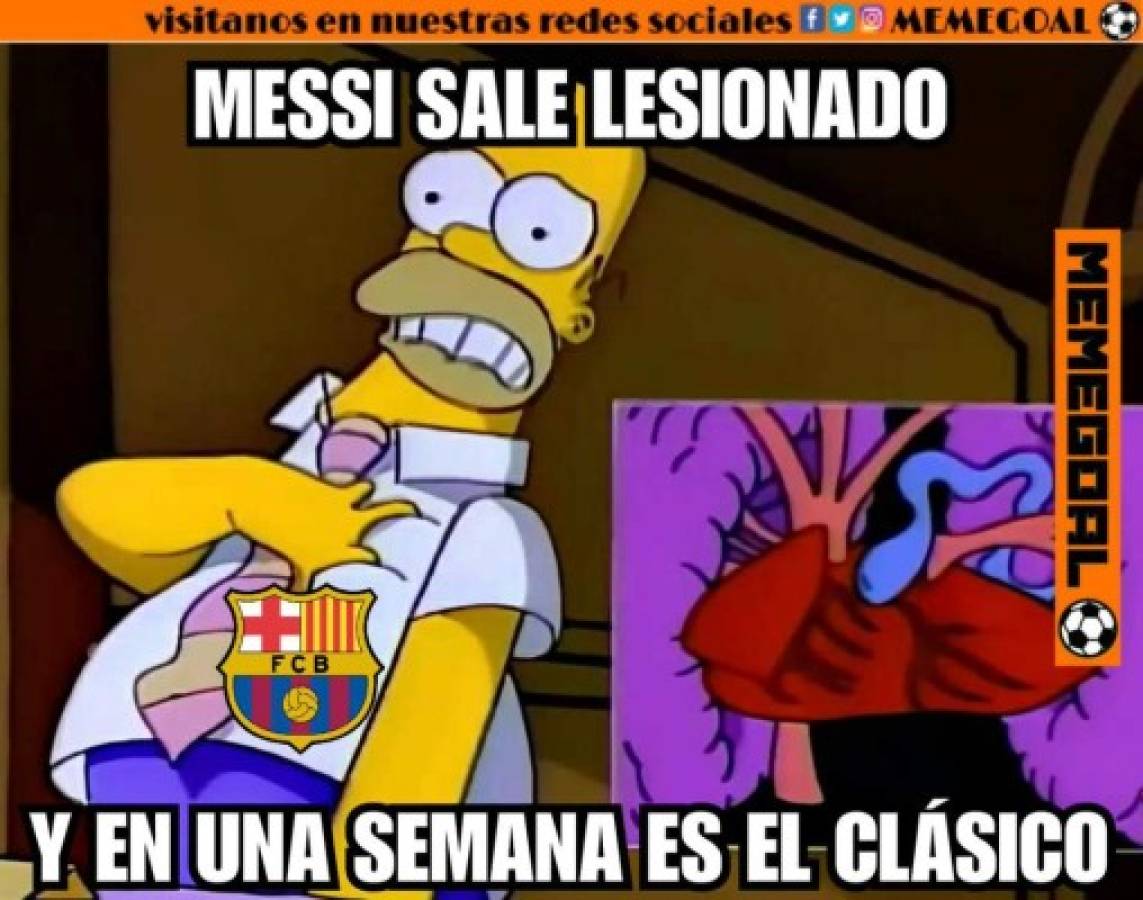 Los otros memes de la lesión de Messi y de la crisis del Real Madrid que no has visto