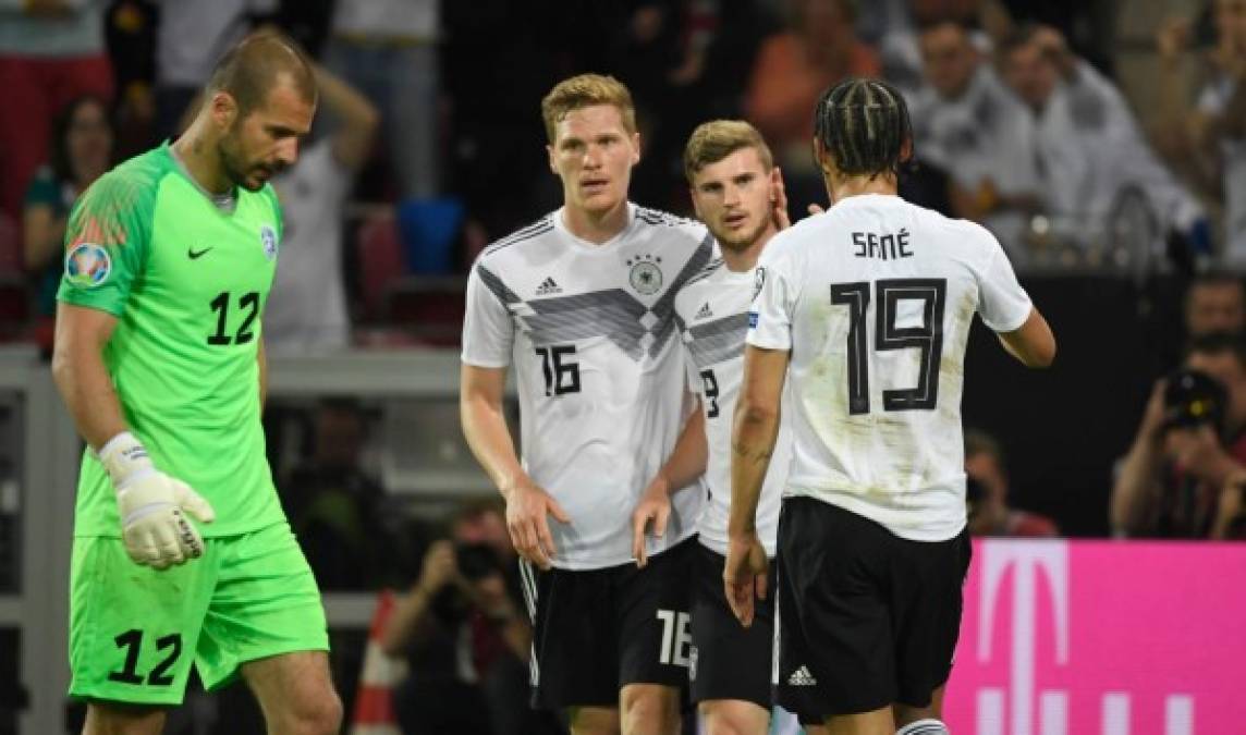 Alemania destroza 8-0 a Estonia en las eliminatorias de la Eurocopa