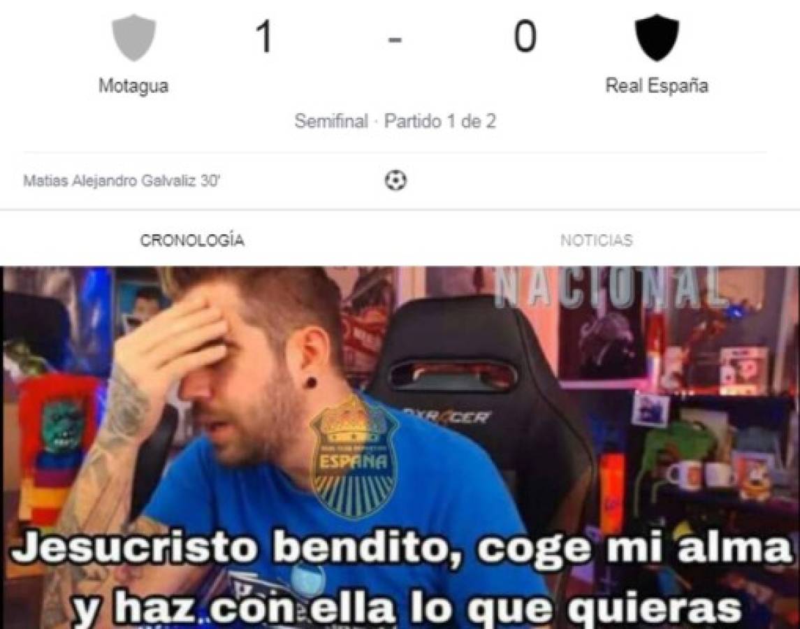 Real España es destrozado con crueles memes tras perder contra Motagua; Olimpia no se queda atrás