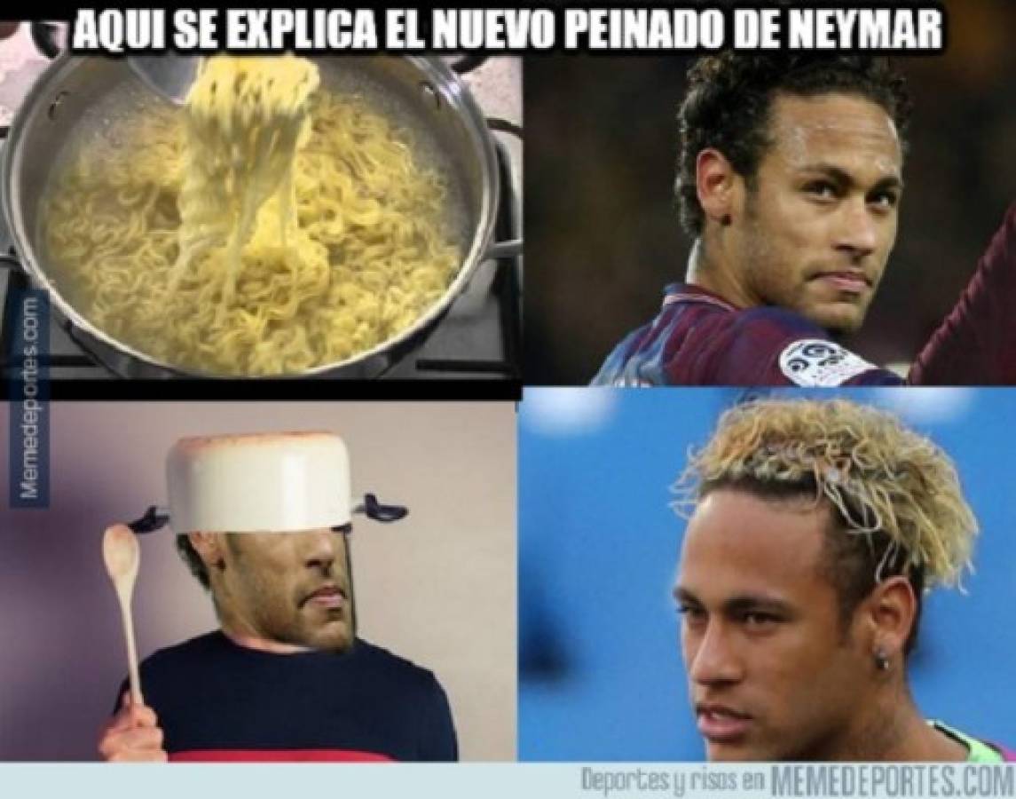 ¡Qué memes! Se burlan del nuevo peinado de Neymar en las redes sociales