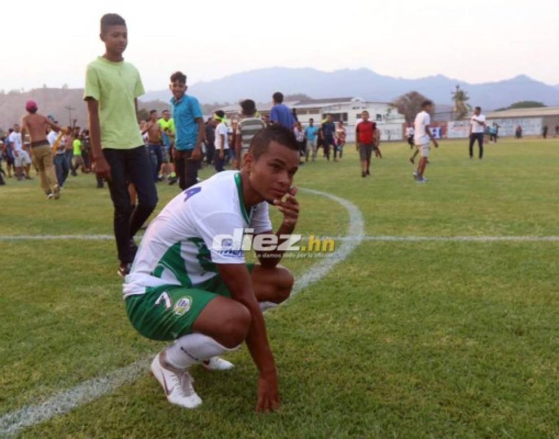 ¡Qué dolor! Los jugadores del Juticalpa y su sufrimiento tras el descenso