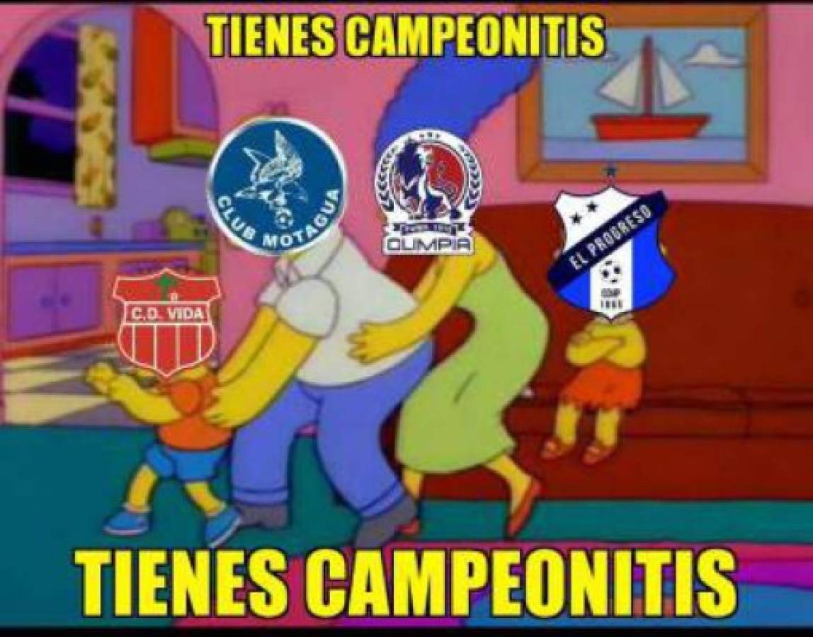 MEMES: Masacran al Motagua tras el empate y los Olimpias se agigantan