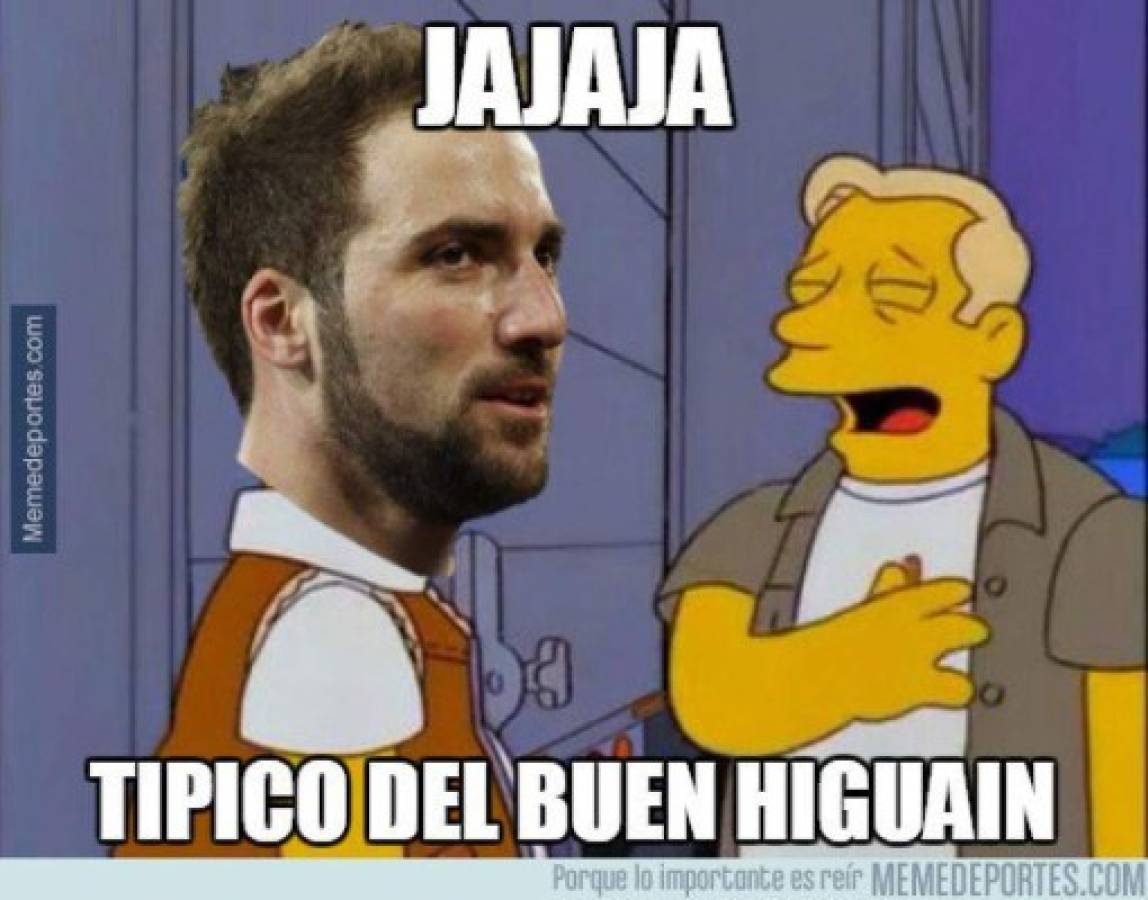 Los mejores memes de Gonzalo Higuaín por su terrible fallo en la final ante Chile