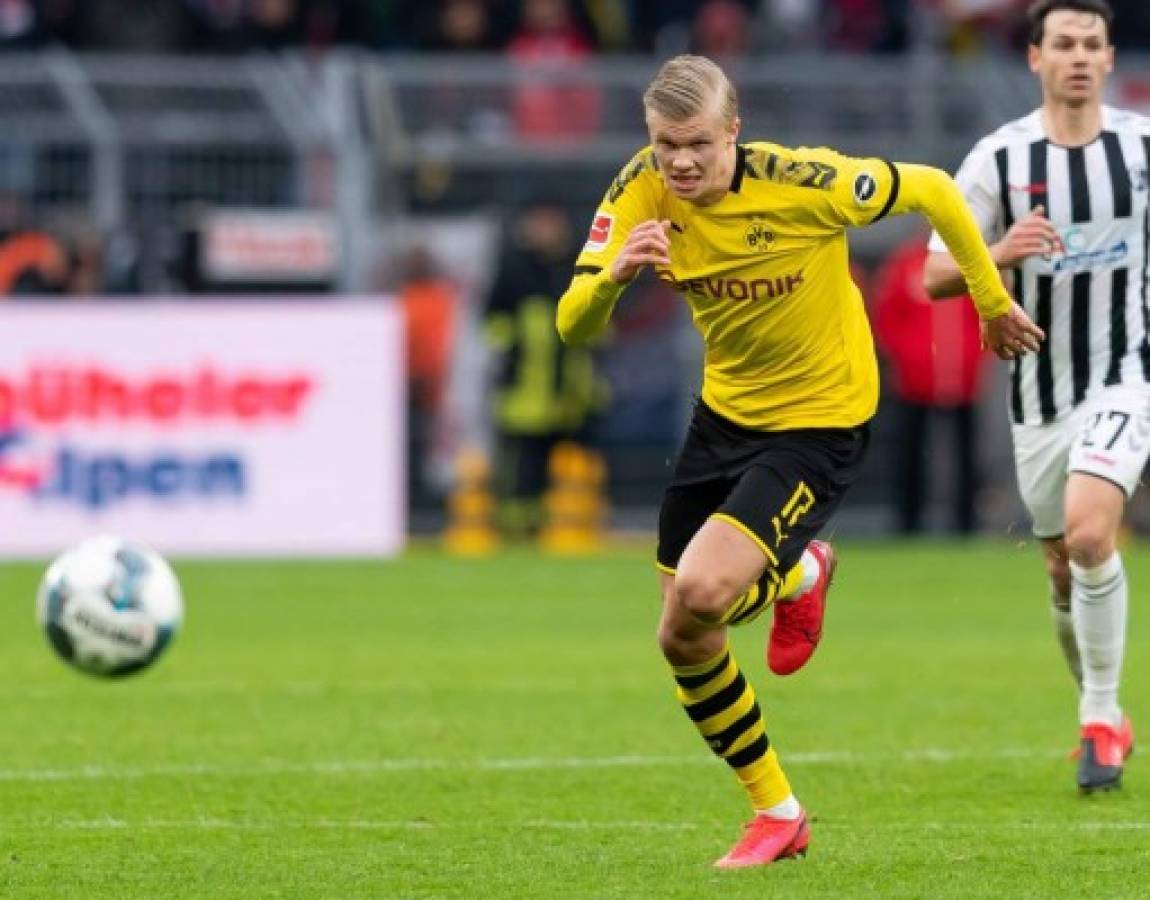 Así ha sido la evolución física de Erling Haaland, el goleador del Borussia Dortmund