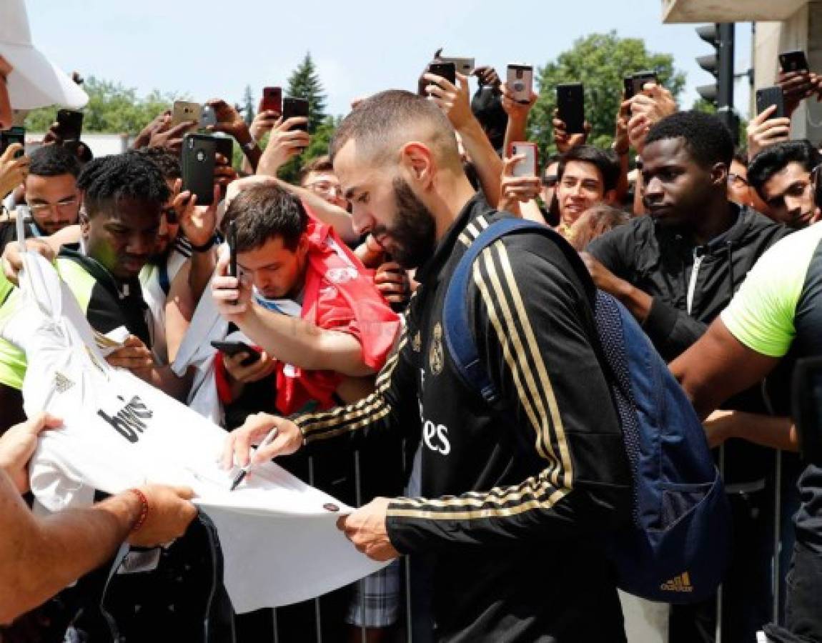 FOTOS: Así ha sido el primer entrenamiento de Hazard con el Real Madrid