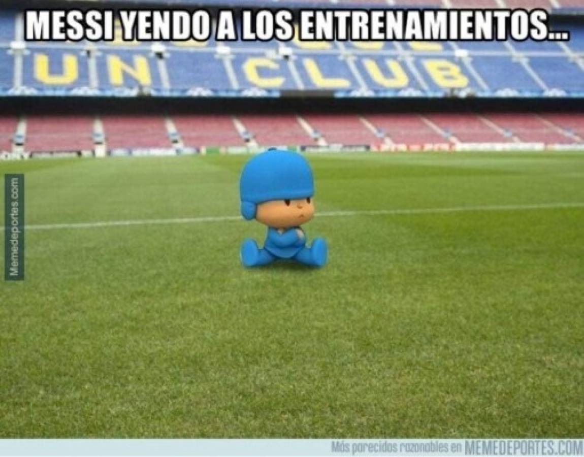 Los memes destrozan a Messi tras anunciar su decisión de quedarse en el Barcelona